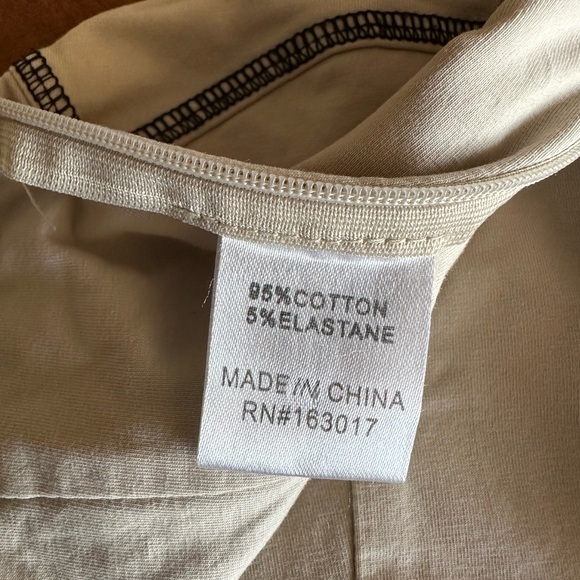 Princess Polly Tan with Black Contrast-Stitch Bustier Crop Leilani Top Size 0 - Picture 5 of 8